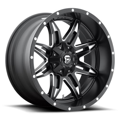 Fuel d567 lethal matte black milled wheel   image 2