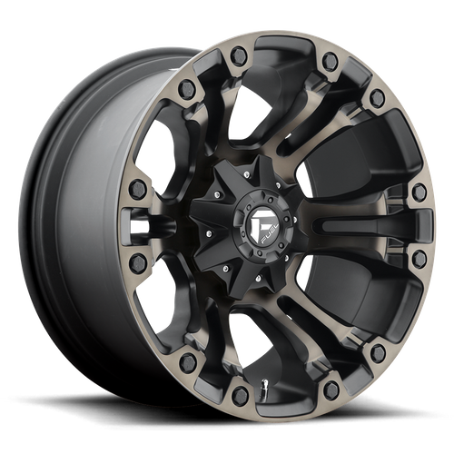 Fuel d569 vapor matte black double dark tint wheel   image 2