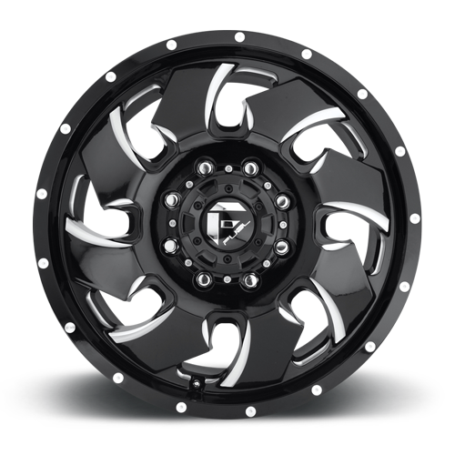 Fuel D574 CLEAVER GLOSS BLACK MILLED Wheel - image 5