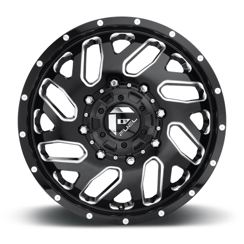 Fuel D581 TRITON GLOSS BLACK MILLED Wheel - image 8