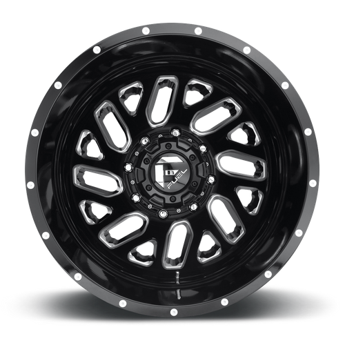 Fuel D581 TRITON GLOSS BLACK MILLED Wheel - image 5