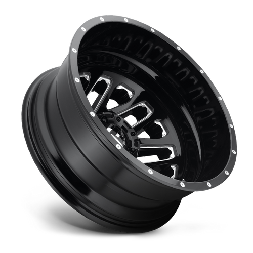 Fuel D581 TRITON GLOSS BLACK MILLED Wheel - image 10