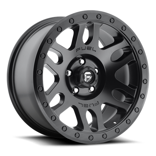Fuel d584 recoil matte black wheel   image 2