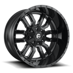 Load image into Gallery viewer, Fuel D596 SLEDGE MATTE BLACK GLOSS BLACK LIP Wheel - image 2
