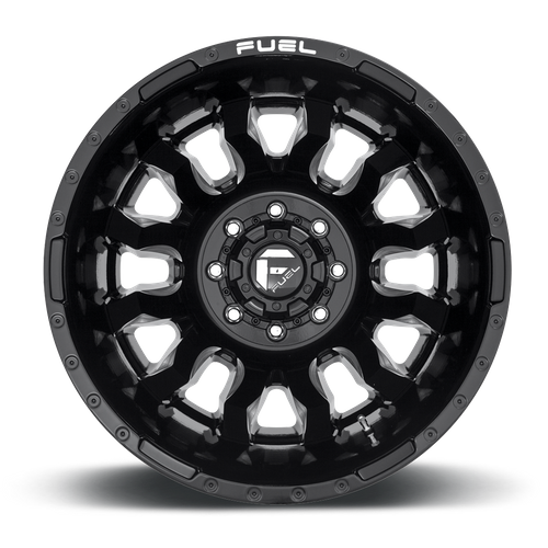 Fuel D673 BLITZ GLOSS BLACK MILLED Wheel - image 5