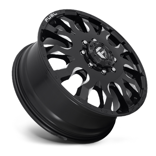Fuel D673 BLITZ GLOSS BLACK MILLED Wheel - image 7