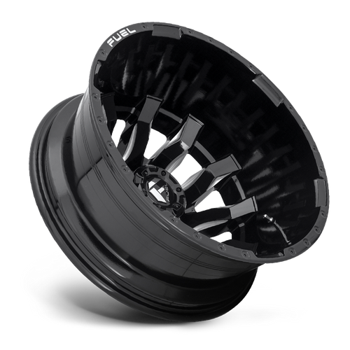 Fuel D673 BLITZ GLOSS BLACK MILLED Wheel - image 4