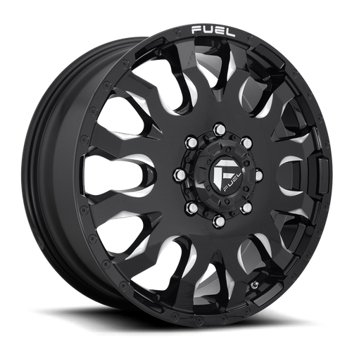 Fuel D673 BLITZ GLOSS BLACK MILLED Wheel - image 6