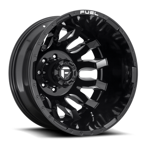 Fuel D673 BLITZ GLOSS BLACK MILLED Wheel - image 3