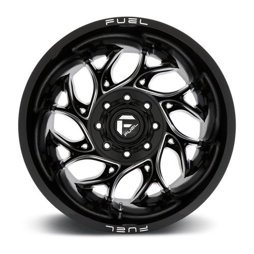 Fuel D741 RUNNER GLOSS BLACK MILLED Wheel - image 7