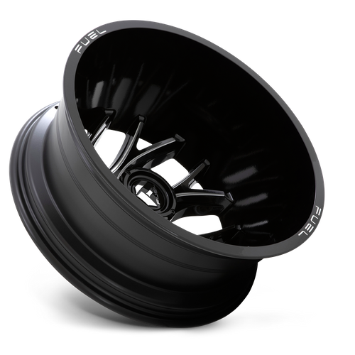 Fuel D741 RUNNER GLOSS BLACK MILLED Wheel - image 6