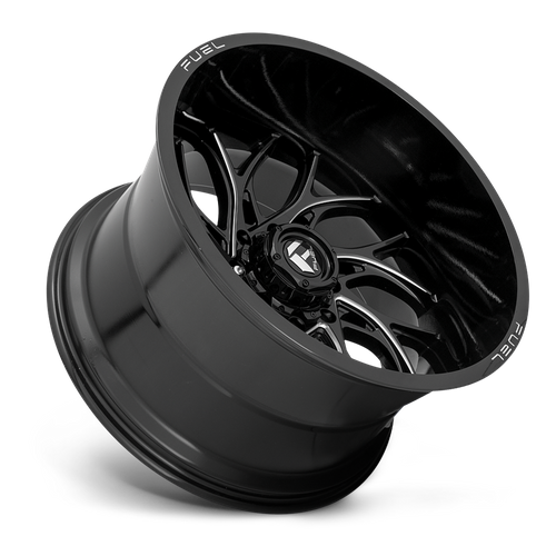 Fuel D741 RUNNER GLOSS BLACK MILLED Wheel - image 3