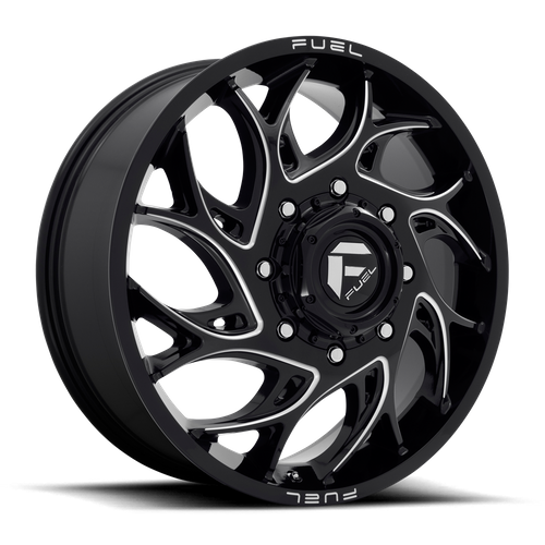 Fuel D741 RUNNER GLOSS BLACK MILLED Wheel - image 8