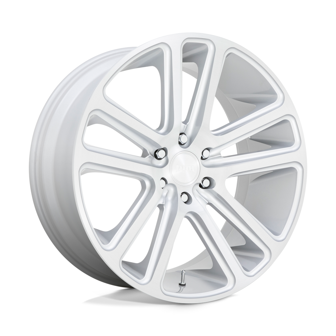 DUB S257 FLEX GLOSS SILVER BRUSHED FACE Wheel - image 2