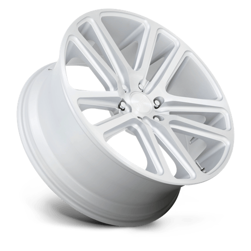 DUB S257 FLEX GLOSS SILVER BRUSHED FACE Wheel - image 3