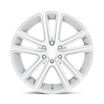 Load image into Gallery viewer, DUB S257 FLEX GLOSS SILVER BRUSHED FACE Wheel - image 4

