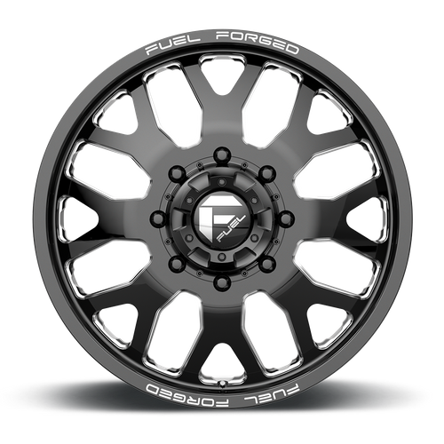 Fuel Mono DE19 FF19D GLOSS BLACK MILLED Wheel - image 4