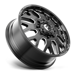 Load image into Gallery viewer, Fuel Mono DE19 FF19D GLOSS BLACK MILLED Wheel - image 3
