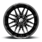 Load image into Gallery viewer, Fuel Mono FF66 MATTE BLACK MILLED Wheel - image 4
