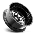 Load image into Gallery viewer, Fuel Mono FF66 MATTE BLACK MILLED Wheel - image 3
