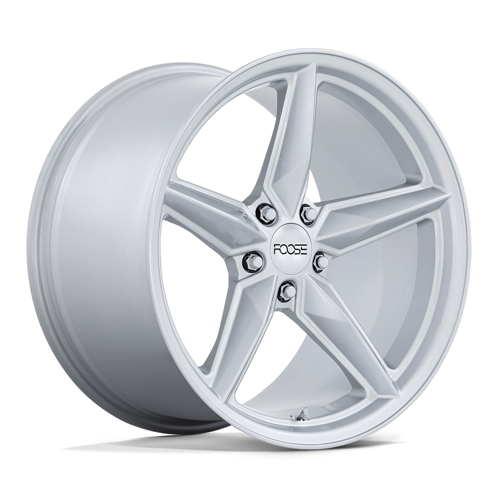 Foose 1PC F174 CF8 GLOSS SILVER Wheel - image 2