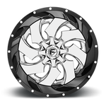 Load image into Gallery viewer, Fuel D240 CLEAVER CHROME PLATED GLOSS BLACK LIP Wheel - image 4
