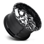 Load image into Gallery viewer, Fuel D240 CLEAVER CHROME PLATED GLOSS BLACK LIP Wheel - image 3
