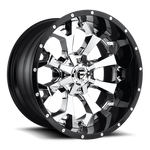 Load image into Gallery viewer, Fuel D246 ASSAULT CHROME PLATED GLOSS BLACK LIP Wheel - image 2

