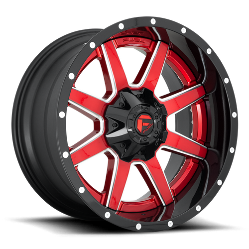 Fuel d250 maverick gloss red wheel   image 2
