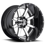 Load image into Gallery viewer, Fuel D260 MAVERICK CHROME PLATED GLOSS BLACK LIP Wheel - image 2
