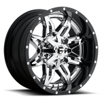 Load image into Gallery viewer, Fuel D266 LETHAL CHROME PLATED GLOSS BLACK LIP Wheel - image 2
