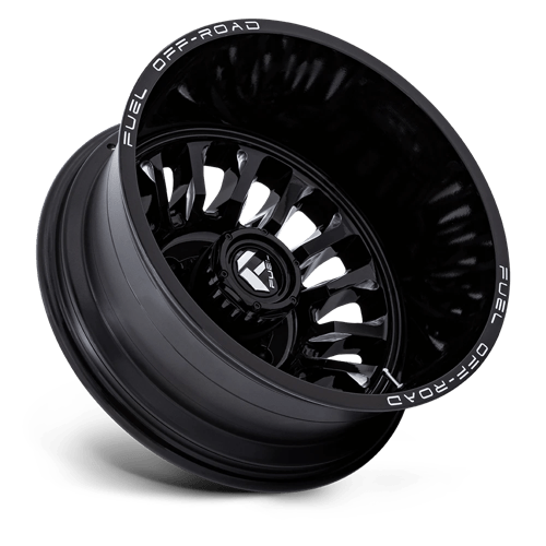 Fuel D868 ARC DUALLY GLOSS BLACK MILLED Wheel - image 3