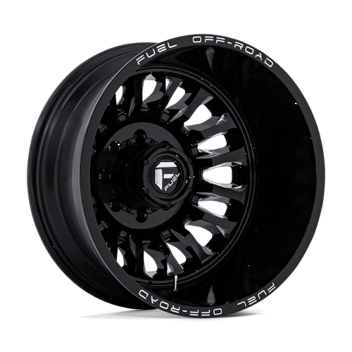 Fuel D868 ARC DUALLY GLOSS BLACK MILLED Wheel - image 6