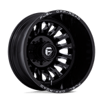 Load image into Gallery viewer, Fuel D868 ARC DUALLY GLOSS BLACK MILLED Wheel - image 7
