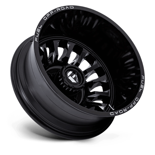 Fuel D868 ARC DUALLY GLOSS BLACK MILLED Wheel - image 8