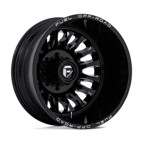 Fuel D868 ARC DUALLY GLOSS BLACK MILLED Wheel - image 10