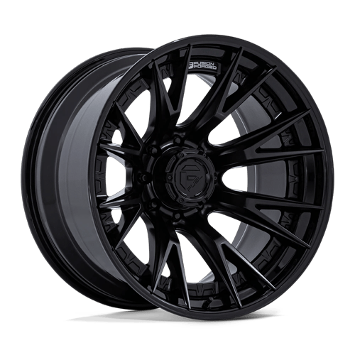 Fuel FC402 CATALYST MATTE BLACK W/ GLOSS BLACK LIP Wheel - image 5