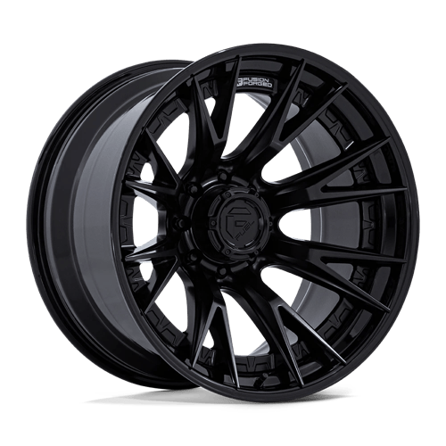 Fuel FC402 CATALYST MATTE BLACK W/ GLOSS BLACK LIP Wheel - image 9