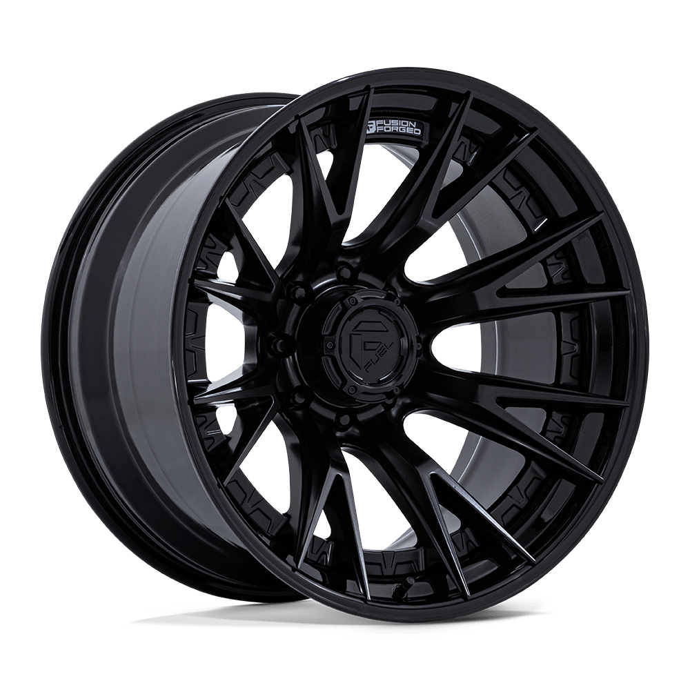Fuel FC402 CATALYST MATTE BLACK W/ GLOSS BLACK LIP Wheel - image 10