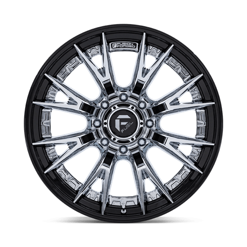 Fuel FC402 CATALYST CHROME W/ GLOSS BLACK LIP Wheel - image 8