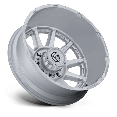 Fuel D912 CIRCUIT DUALLY GLOSS SILVER W/ MACHINED FACE Wheel - image 7