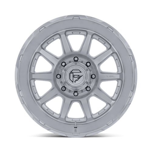 Fuel D912 CIRCUIT DUALLY GLOSS SILVER W/ MACHINED FACE Wheel - image 4