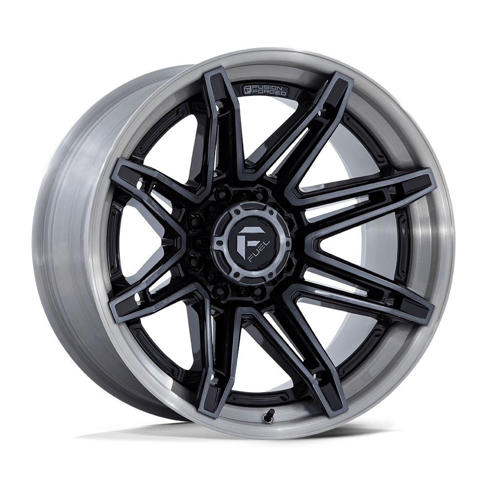 Fuel FC401 BRAWL GLOSS BLACK BRUSHED DARK TINT Wheel - image 2