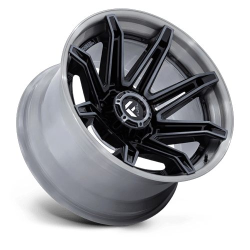 Fuel FC401 BRAWL GLOSS BLACK BRUSHED DARK TINT Wheel - image 3