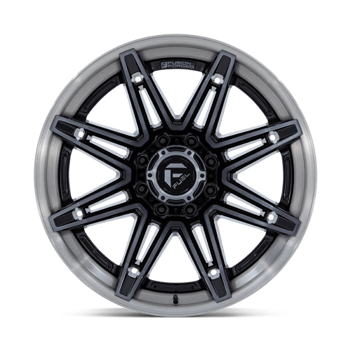 Fuel FC401 BRAWL GLOSS BLACK BRUSHED DARK TINT Wheel - image 4