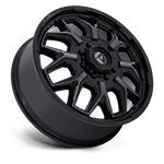 Load image into Gallery viewer, Fuel D875 FLUX DUALLY GLOSS BLACK BRUSH FC GRAY DDDT Wheel - image 3
