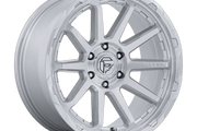 Fuel FC887 CIRCUIT GLOSS SILVER W/ MACHINED FACE Wheel - image 1