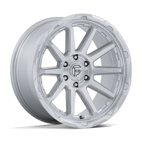 Fuel FC887 CIRCUIT GLOSS SILVER W/ MACHINED FACE Wheel - image 1