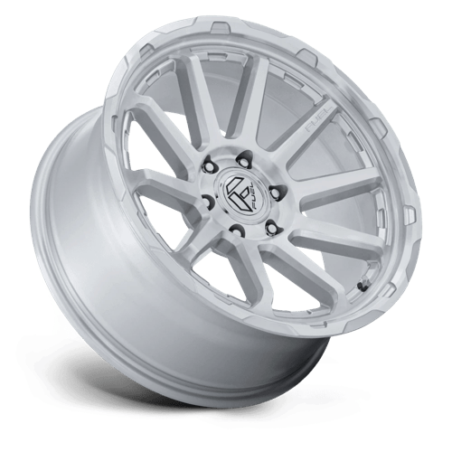 Fuel FC887 CIRCUIT GLOSS SILVER W/ MACHINED FACE Wheel - image 3