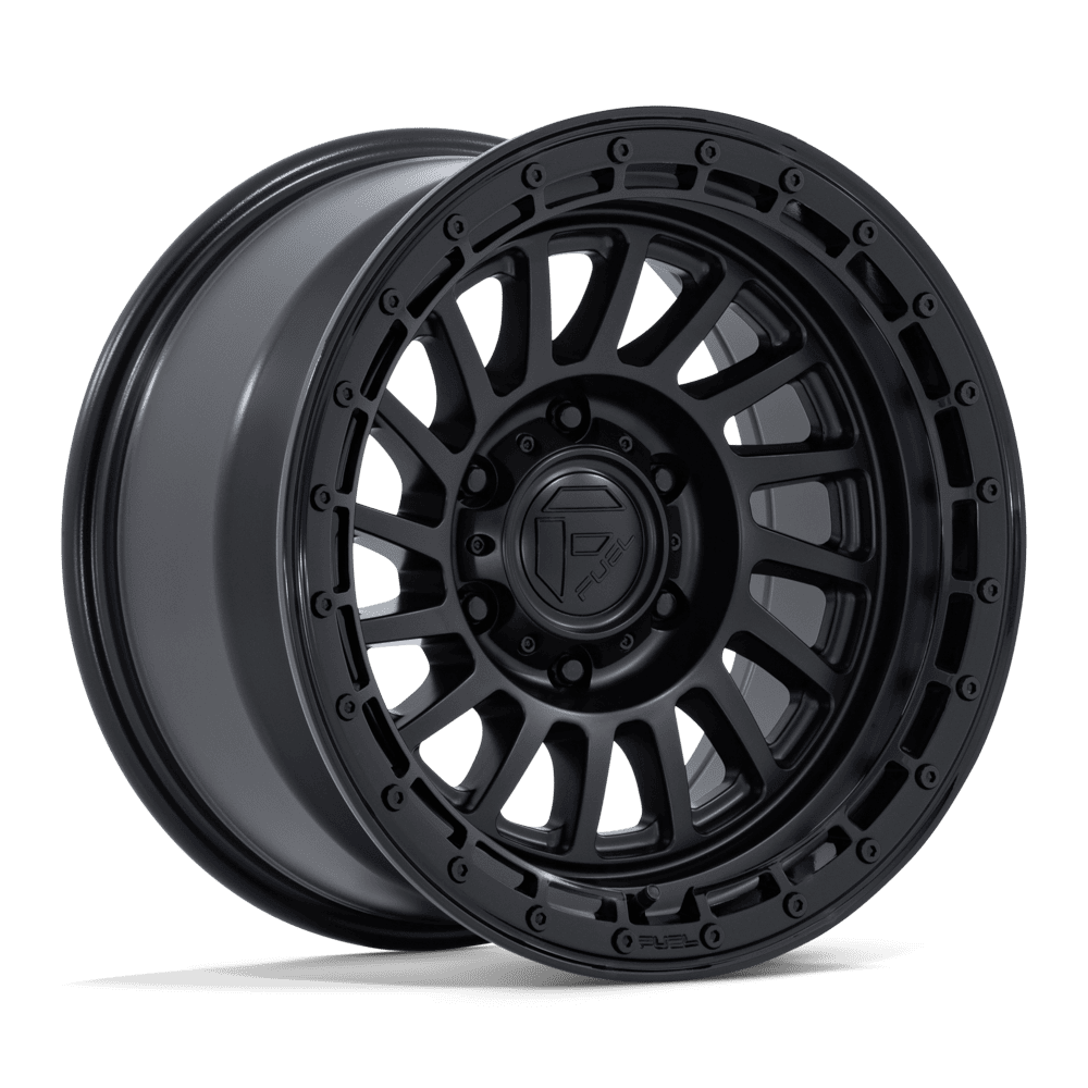 Fuel FC897 HAVOC MATTE BLACK W/ GLOSS BLACK LIP Wheel - image 2